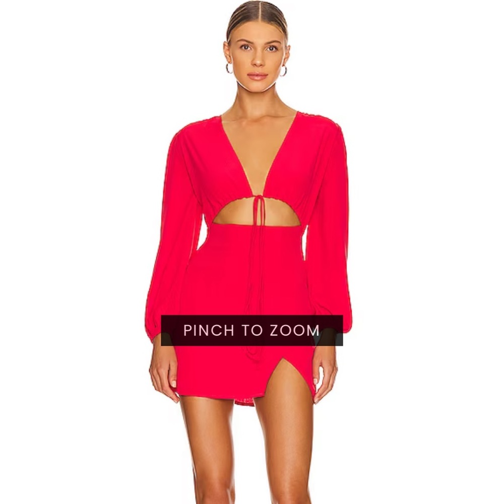 Revolve red mini dress